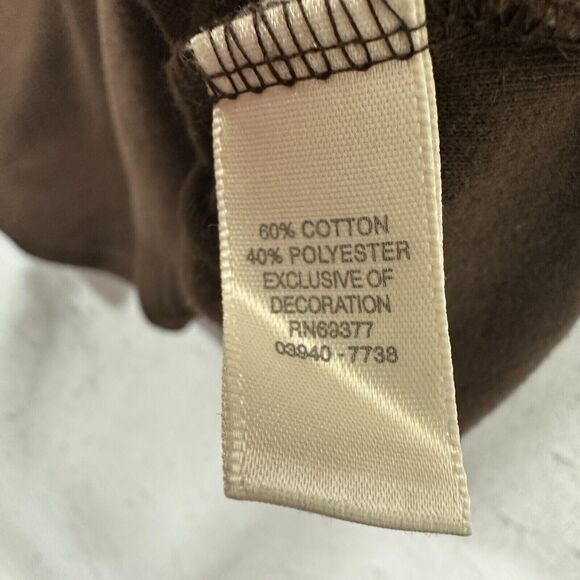 CJ Banks Womens Short Sleeve Top Blouse Brown V Neck Pullover Plus Size X - Picture 11 of 12